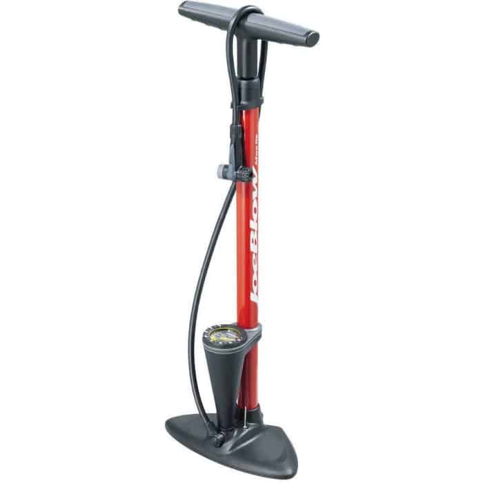 Topeak Joe Blow Max HP Floor Pump Twin Head Red